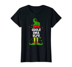 Damen Coole Oma Elfe Partnerlook Familien Outfit Weihnachten T-Shirt von Elfen Partnerlook Weihnachten Familien Outfits