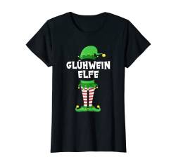 Damen Glühwein Elfe Partnerlook Familien Outfit Weihnachten T-Shirt von Elfen Partnerlook Weihnachten Familien Outfits