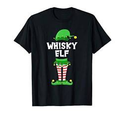 Herren Whisky Elf Partnerlook Familien Outfit Weihnachten T-Shirt von Elfen Partnerlook Weihnachten Familien Outfits