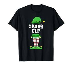 Jäger Elf Partnerlook Familien Outfit Weihnachten T-Shirt von Elfen Partnerlook Weihnachten Familien Outfits