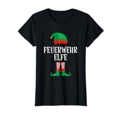 Feuerwehr Elfe Partnerlook Familien Outfit Weihnachten T-Shirt von Elfen Partnerlook Weihnachten by FreakyTStore