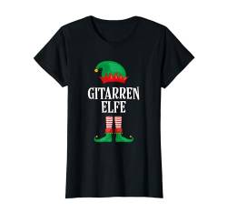 Gitarren Elfe Partnerlook Familien Outfit Weihnachten T-Shirt von Elfen Partnerlook Weihnachten by FreakyTStore