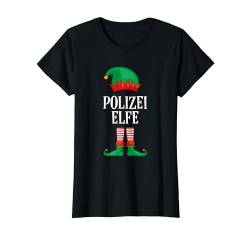 Polizei Elfe Partnerlook Familien Outfit Weihnachten T-Shirt von Elfen Partnerlook Weihnachten by FreakyTStore