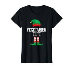 Vegetarier Elfe Partnerlook Outfit Familie Weihnachten T-Shirt von Elfen Partnerlook Weihnachten by FreakyTStore