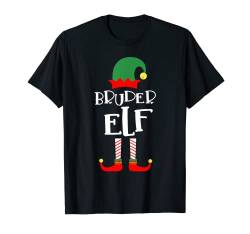 Bruder Elf Familienoutfit Familie Partnerlook Weihnachten T-Shirt von Elfen Weihnachten Kostüm Familien Outfit Partner