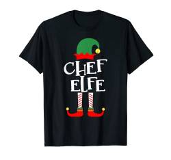 Chef Elfe Familienoutfit Familie Partnerlook Weihnachten T-Shirt von Elfen Weihnachten Kostüm Familien Outfit Partner