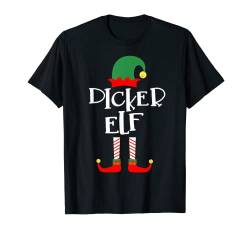 Dicker Elf Familienoutfit Familie Partnerlook Weihnachten T-Shirt von Elfen Weihnachten Kostüm Familien Outfit Partner