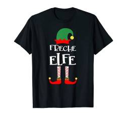Freche Elf Familienoutfit Familie Partnerlook Weihnachten T-Shirt von Elfen Weihnachten Kostüm Familien Outfit Partner