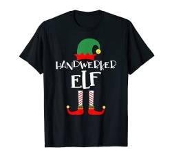 Handwerker Elf Familienoutfit Partnerlook Weihnachten T-Shirt von Elfen Weihnachten Kostüm Familien Outfit Partner