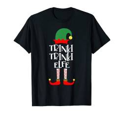 Trinki Trinki Elf Familienoutfit Partnerlook Weihnachten T-Shirt von Elfen Weihnachten Kostüm Familien Outfit Partner