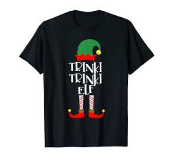 Trinki Trinki Elf Familienoutfit Partnerlook Weihnachten T-Shirt von Elfen Weihnachten Kostüm Familien Outfit Partner