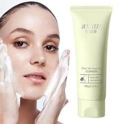 Aminosäure-Gesichtsreiniger - Tiefenporiger Reinigungsschaum für die tägliche Gesichtsreinigung | 3,38 Fl Oz feuchtigkeitsspendende, ölkontrollierende Gesichtsreinigungsprodukte für Frauen, Elinrat von Elinrat