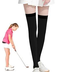 Golfsocken Damen | Sonnenschutz UPF50 Coole Socken Für Golf | Hochelastische | Sommer Damen Golfsocken Damen Golfsocken Gepolsterte Damen Golfsocken Eisseide von Elinrat