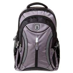 Rucksack Wanderrucksack Schulrucksack Damen Herren Kinder Sporttasche Daypack Grau von Elitar