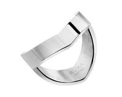 Elixa Damen-Ring Edelstahl Silber Größe 14 EL126-2673-14 von Elixa
