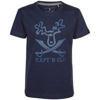 Elkline T-Shirt Schatzinsel Elch Piraten Brust Print von Elkline