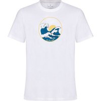 Elkline T-Shirt Wellenreiter Wellen Siebdruck Print von Elkline