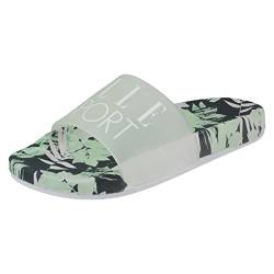 Elle Sport Damen-Slipper mit tropischem Design, grün, 40 EU von Elle Sport