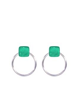 Ellen Kvam Back-Front Hoop and stud earring - Azur von Ellen Kvam Jewelry