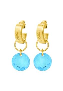 Ellen Kvam Jewelry Ellen Kvam Classic Cut earrings - Light Blue von Ellen Kvam Jewelry