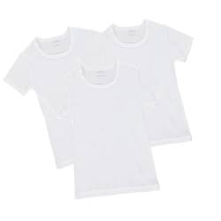 T-Shirt aus Baumwolle, Jahre Mädchen, Weiß, Geschenk für Frauen, Mädchen, T-Shirts, Kurzarm, Unterwäsche,, Weiß, 8 Jahre von Ellepi