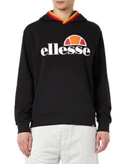 ELLESSE Men Hoodie Sweatshirt, Black, XL von Ellesse