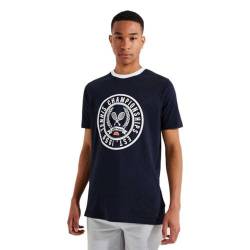 Ellesse Herren T-Shirt SEGNA Tee Navy Dunkelblau, Größe:M von Ellesse