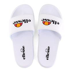 ellesse Badelatschen Herren Damen Badeschlappen Badesandalen Badeschuhe Duschschuhe (Filippalta White), 39 EU von Ellesse