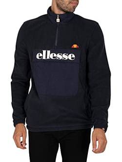 ellesse Herren Potens Jacke mit halbem Reißverschluss, Blau, M von Ellesse