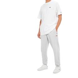 ellesse Herren Quaracchi Jogginghose Sweatpants, Weiß meliert, S von Ellesse