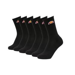 ellesse Unisex Tamuna 6er-Pack Socken, Schwarz, 7-11 von Ellesse