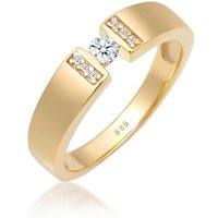 Elli DIAMONDS Verlobungsring Verlobung Diamant 0.14 ct. 585 Gelbgold von Elli DIAMONDS