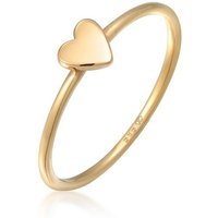 Elli Premium Fingerring Herz Liebe Verlobung 585 Gelbgold, Herz von Elli Premium