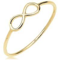 Elli Premium Fingerring Infinity Symbol Unendlichkeit 375 Gelbgold, Infinity von Elli Premium