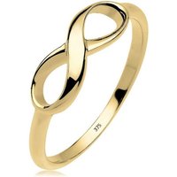 Elli Premium Fingerring Infinity Unendlichkeit 375 Gelbgold, Infinity von Elli Premium