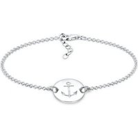 Elli Armband Anker Plättchen Geo Trend 925 Silber von Elli