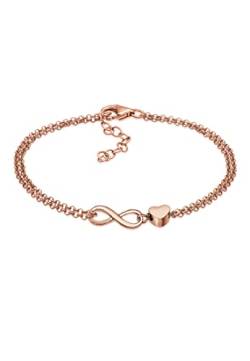 Elli Armband Damen Herz Liebe Unendlichkeit Infinity in 925 Sterling Silber von Elli