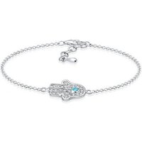 Elli Armband Hamsa Hand der Fatima Zirkonia 925 Silber, Hamsa Hand von Elli