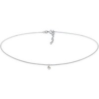 Elli Choker Choker Turmalin Quarz Anhänger Rund 925 Silber von Elli