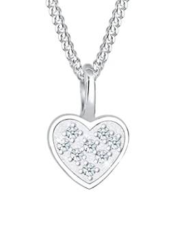 Elli DIAMONDS Halskette Herz Liebe Diamant (0.04 ct.) 925 Silber von Elli
