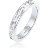 Elli Fingerring Bandring Memory Zirkonia Verlobung 925 Silber, Verlobungsring von Elli