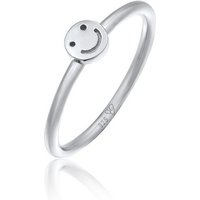 Elli Fingerring Smiling Pinky Ring 925 Silber von Elli