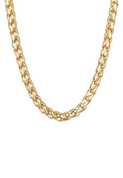 Elli Halskette Damen Glieder Basic Trend Ösenverschluß Goldfarben von Elli