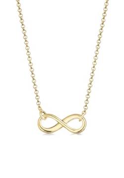 Elli Halskette Femme Symbole Infinité en Or Jaune 375 von Elli