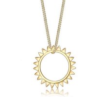 Elli Kette mit Anhänger Sonne Sommer Geo Astro Trend 925 Silber von Elli