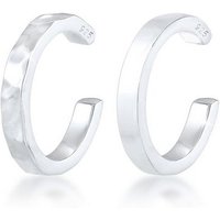 Elli Ohrklemme Earcuff Set Organic Look 925 Silber, Geo von Elli