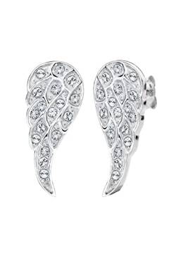 Elli Ohrringe Damen Flügel Motiv Elegant mit Kristallen aus 925 Sterling Silber von Elli