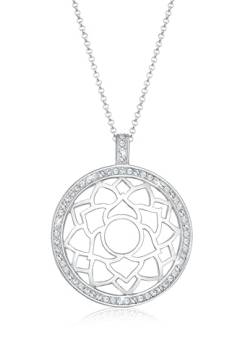 Elli PREMIUM Halskette Chakra ristalle 925 Sterling Silber von Elli