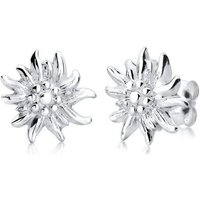 Elli Paar Ohrstecker Elli Ohrringe Edelweiss Filigran 925 Silber, Edelweiss, Trachtenschmuck von Elli