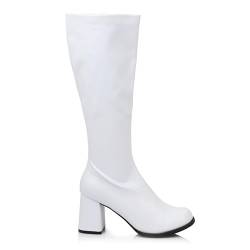 Ellie Shoes Damen GOGO-WHTP-10 Mode-Stiefel, Weiß matt, 41.5 EU von Ellie Shoes